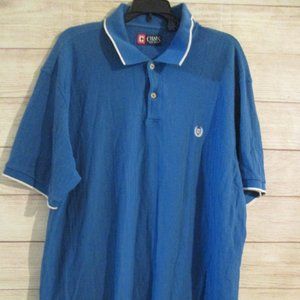 Chaps size 2X 100% cotton Blue Polo